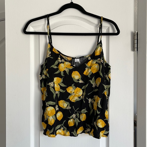 H&M Divided Lemon Tank Top - Picture 1 of 3